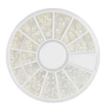 Ukrasi za nokte – biseri, mix veličina, cca 370 komada