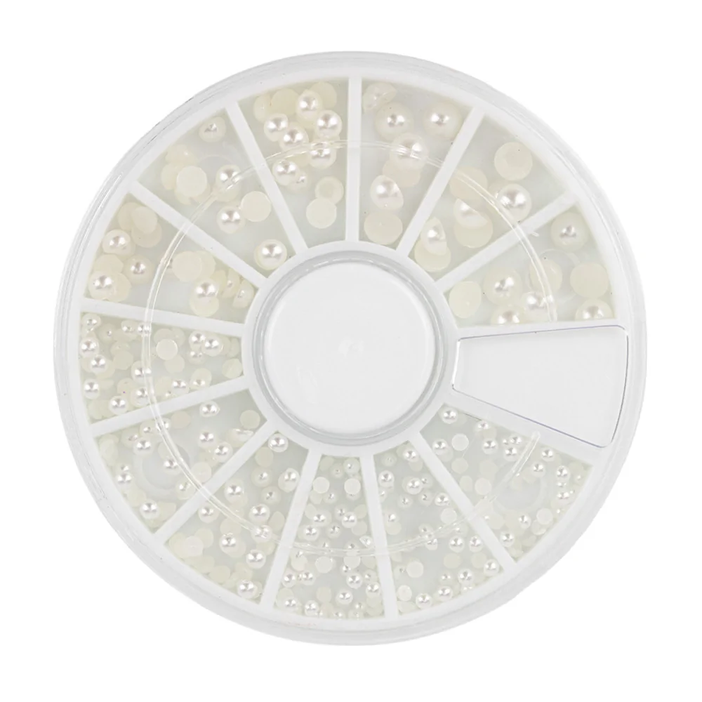 Ukrasi za nokte – biseri, mix veličina, cca 370 komada