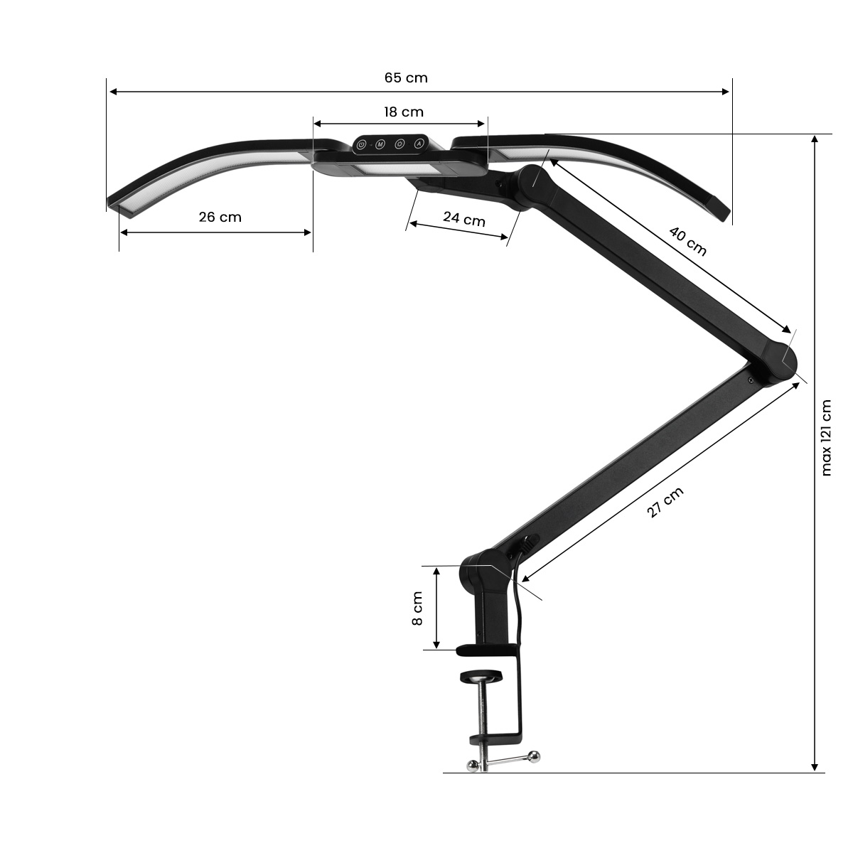 Stolna lampa L05 - black - Slika 7