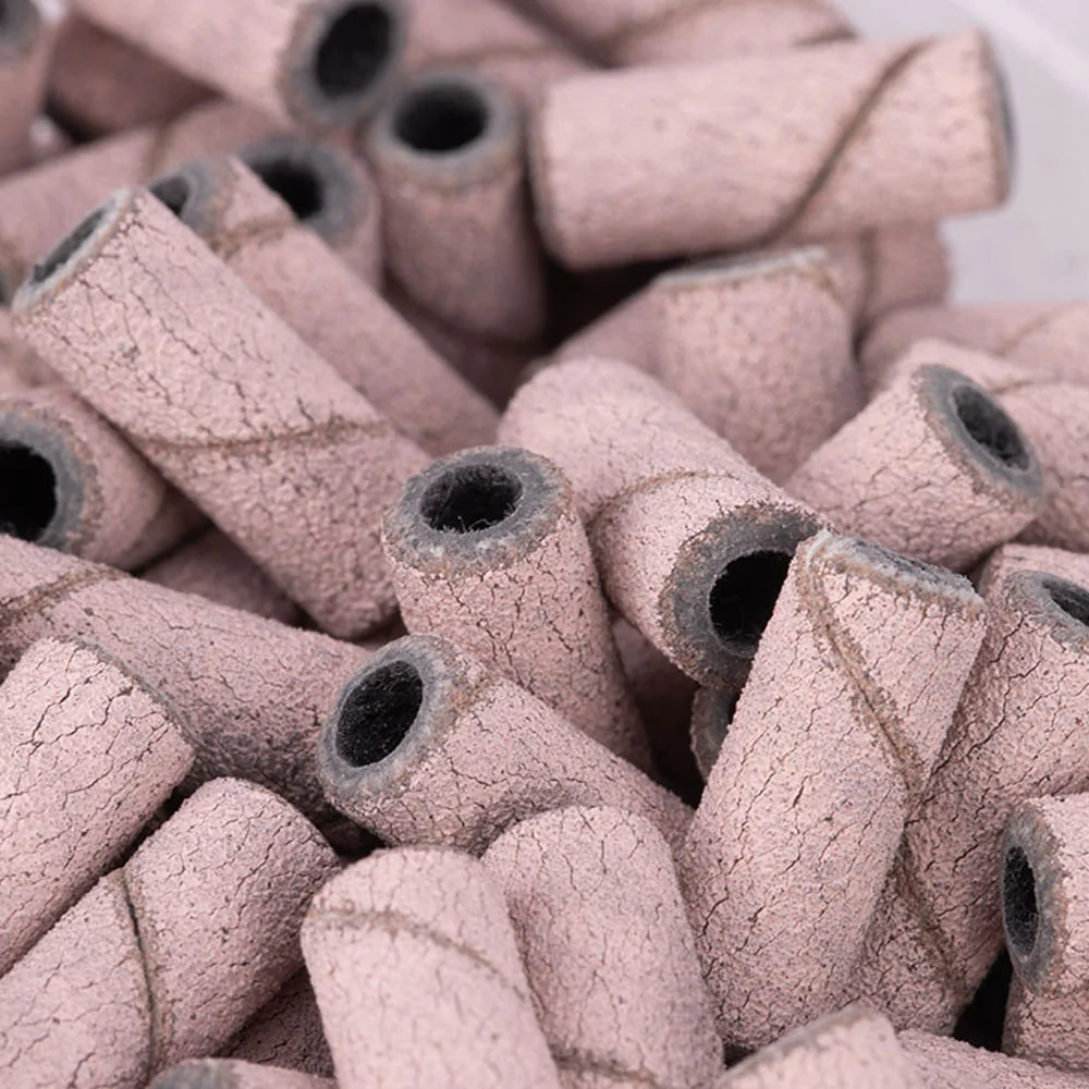 Abrazivne kapice za manikuru i pedikuru, 3mm #240, 50 kom - Slika 3