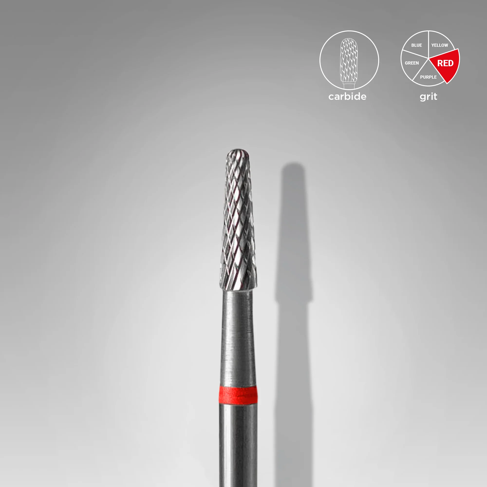 Karbidni nastavak za brusilicu Cone Red 2.3 mm, soft