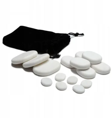 Set mramornih kamena za masažu – 15 kom
