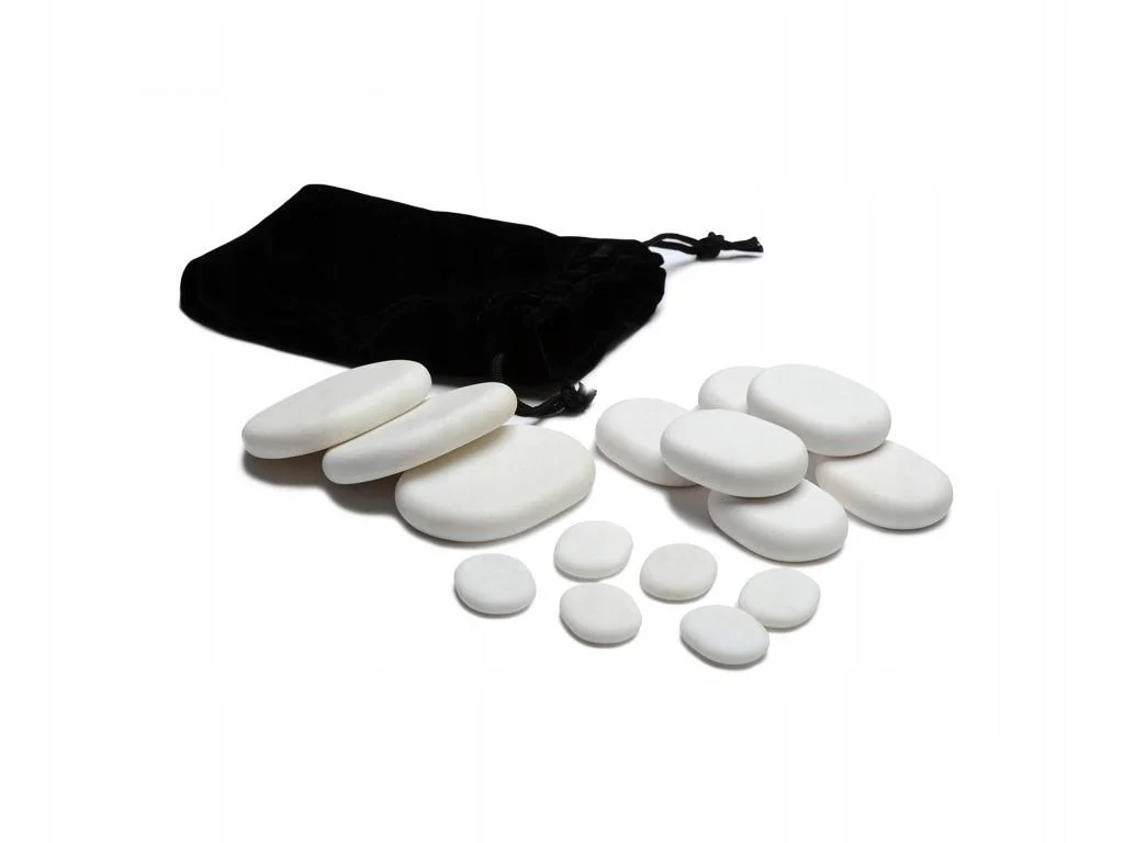 Set mramornih kamena za masažu – 15 kom