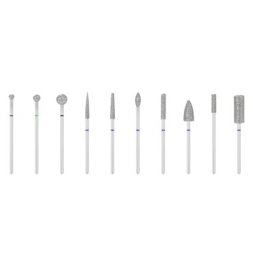 Set dijamantnih nastavaka 10 kom.