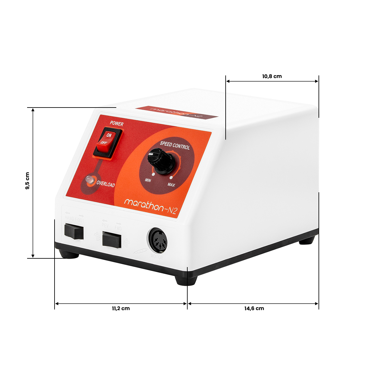 Brusilica za nokte Marathon N2 Retro + H200 - Slika 8