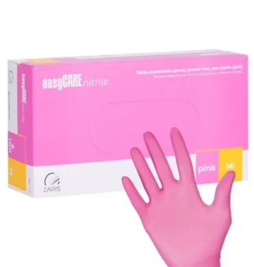 Nitrilne rukavice M – PINK 100/2