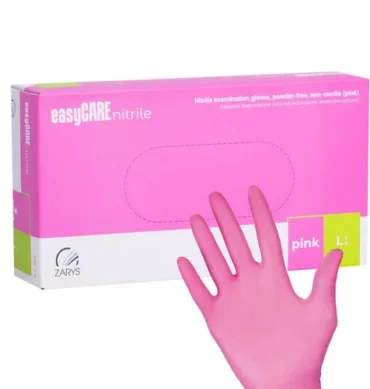 Nitrilne rukavice L – PINK 100/3