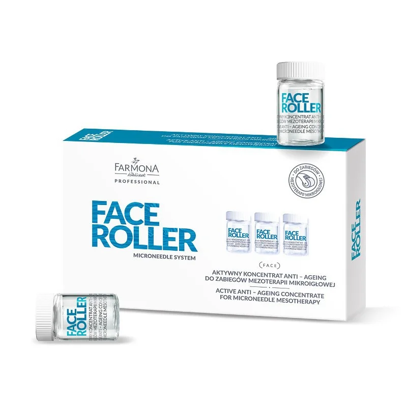 FARMONA FACE ROLLER Aktivni anti-age koncentrat za tretmane mikroiglične mezoterapije 5 x 5 ml