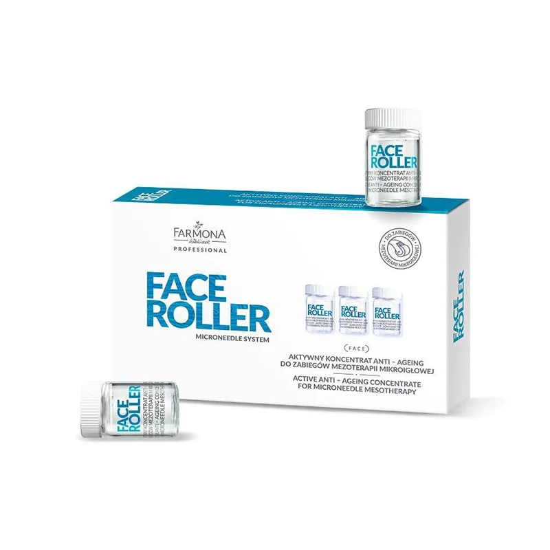 FARMONA FACE ROLLER Aktivni anti-age koncentrat za tretmane mikroiglične mezoterapije 5 x 5 ml – prikaz 2