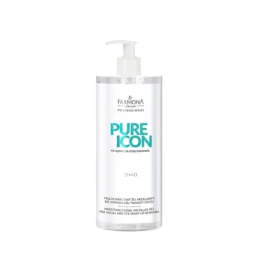 FARMONA PURE ICON Multifunkcionalni micelarni gel za čišćenje i uklanjanje šminke s lica i očiju 500 ml