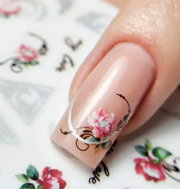 Samoljepljive naljepnice za nokte Flower 2B – prikaz 2