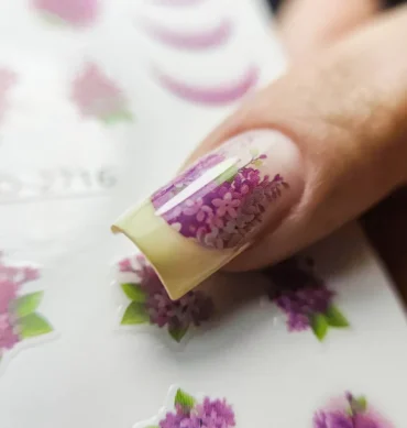 Samoljepljive naljepnice za nokte – Flowers – prikaz 2
