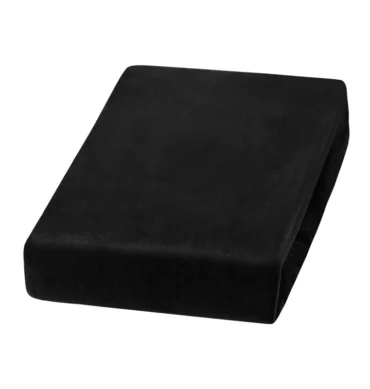 Velur navlaka za kozmetički ležaj -Black