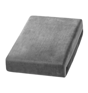 Velur navlaka za kozmetički ležaj -Gray