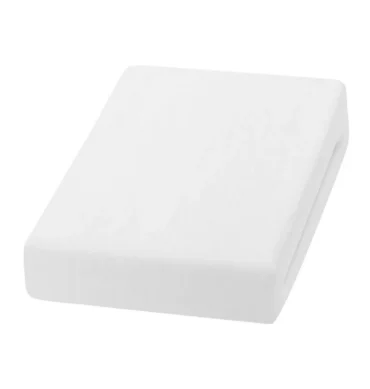 Velur navlaka za kozmetički ležaj -White