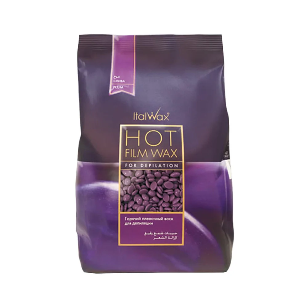 Vosak u granulama ItalWax Plum za uklanjanje dlačica bez traka - 1 kg