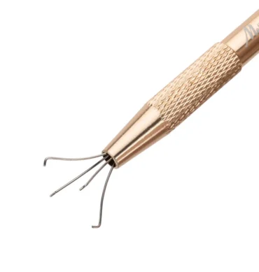 Držač za nail art i ombre spužvice, gold