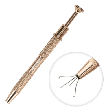 Držač za nail art i ombre spužvice, gold – prikaz 2