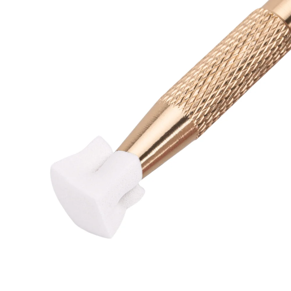 Držač za nail art i ombre spužvice, gold – prikaz 4