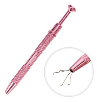 Držač za nail art i ombre spužvice, rose gold