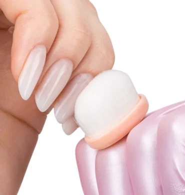 Prstenasta četkica za manikuru, pink
