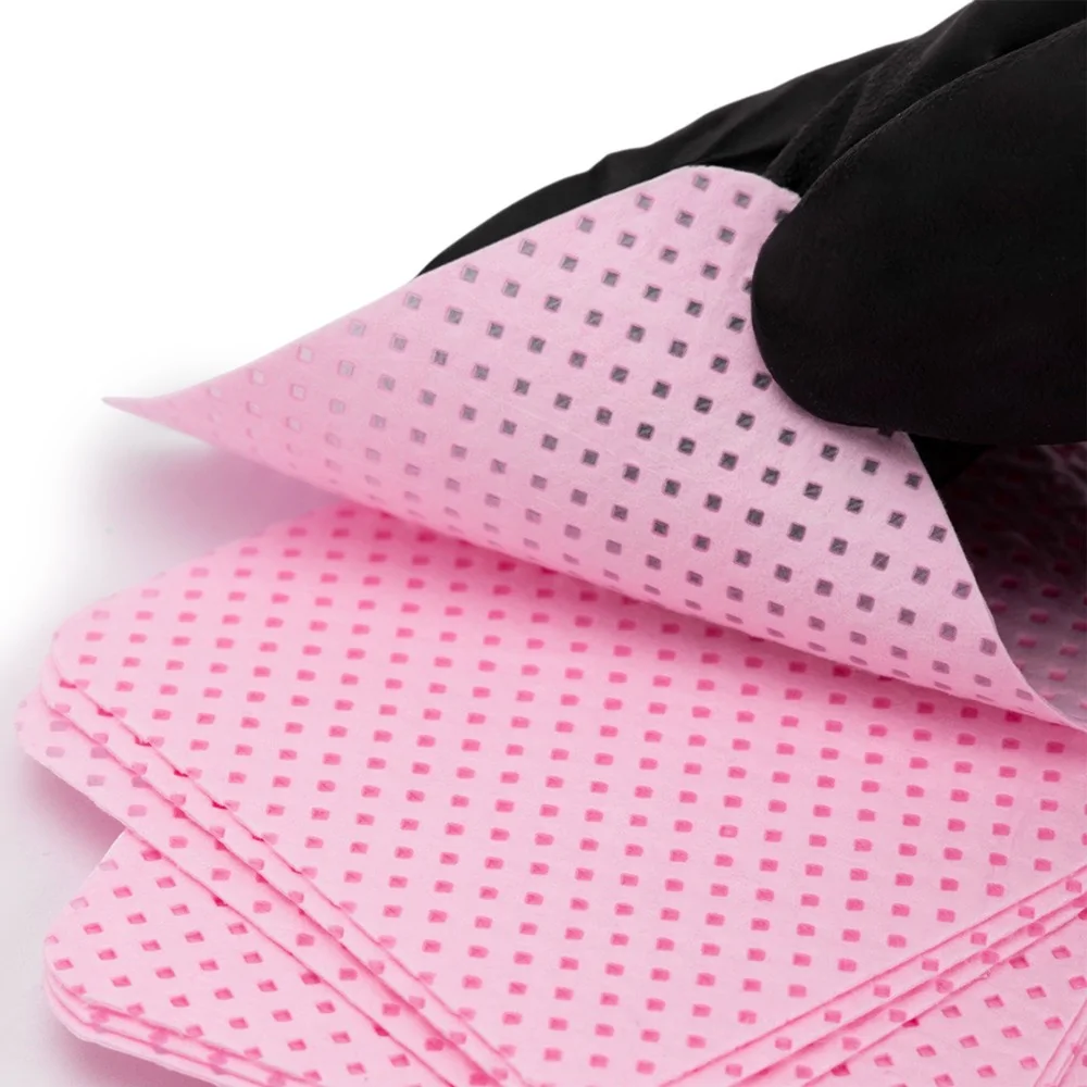 Blazinice bez vlakana 5×5 cm, roze – 540 komada - Slika 2