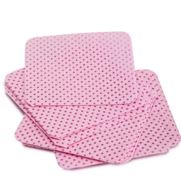 Blazinice bez vlakana 5×5 cm, roze – 540 komada