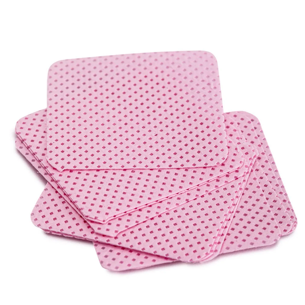 Blazinice bez vlakana 5×5 cm, roze – 540 komada