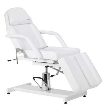 Hidraulična stolica za pedikuru Sillon  s nagibom– bijela