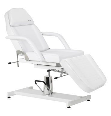 Hidraulična kozmetička stolica Sillon 210 s cradle funkcijom – bijela