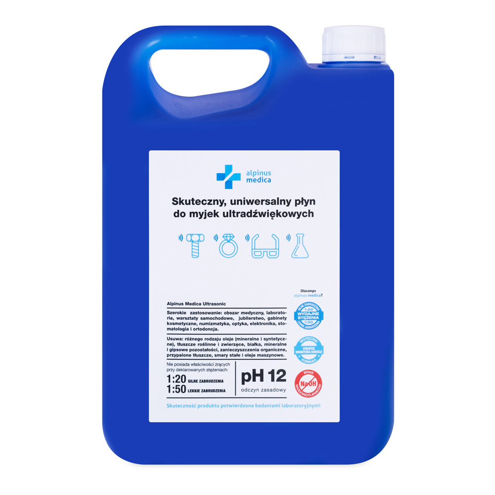 Dezinfekcijsko sredstvo za površine i medicinske opreme Ultrasonic Sterill – 5 L