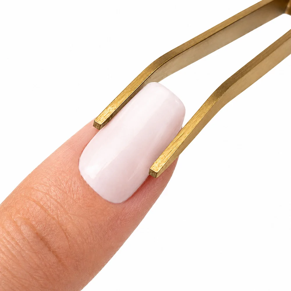 Pinceta za pinčanje, gold curved - Slika 4