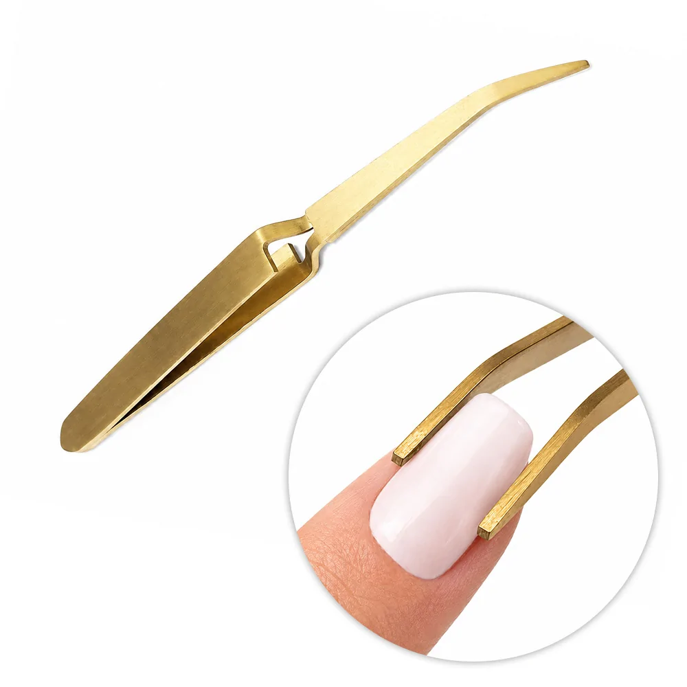 Pinceta za pinčanje, gold curved