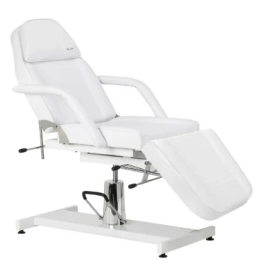 Hidraulična kozmetička stolica Sillon 210 s cradle funkcijom – bijela