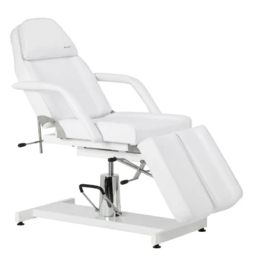 Hidraulična stolica za pedikuru Sillon s nagibom– bijela
