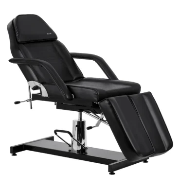 Hidraulična stolica za pedikuru Sillon s nagibom– crna