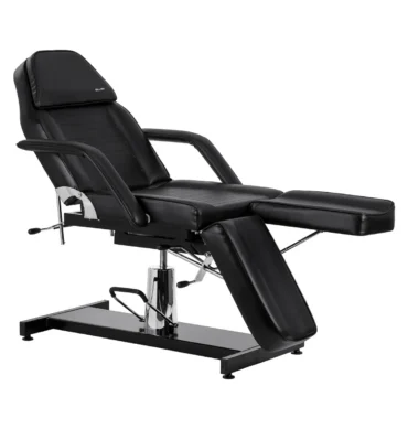 Hidraulična stolica za pedikuru Sillon s nagibom– crna – prikaz 2