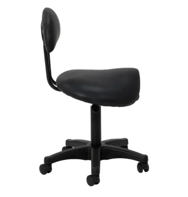 Kozmetička stolica 6001 sedlo s naslonom – crna – prikaz 2