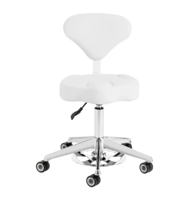 Kozmetička stolica Azzurro 156-F – bijela – prikaz 2