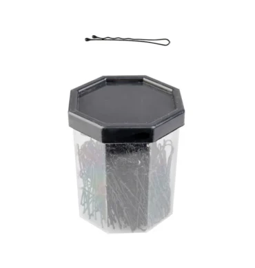 rizerske ukosnice, 150 kom, 4,9 cm, crne