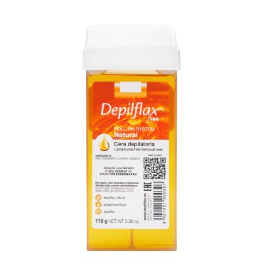 Depilflax 100 prirodni vosak za depilaciju u patroni 110 g