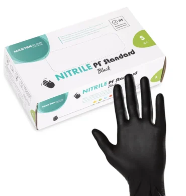 Nitrilne rukavice Master Black S
