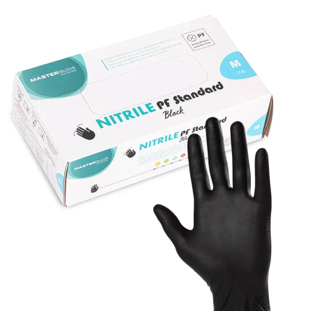 Nitrilne rukavice Master Black M