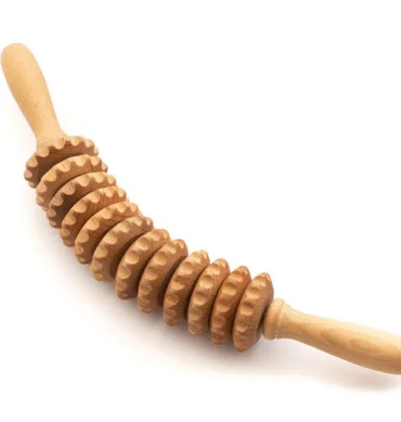 Drvani valjak za masažu,oval
