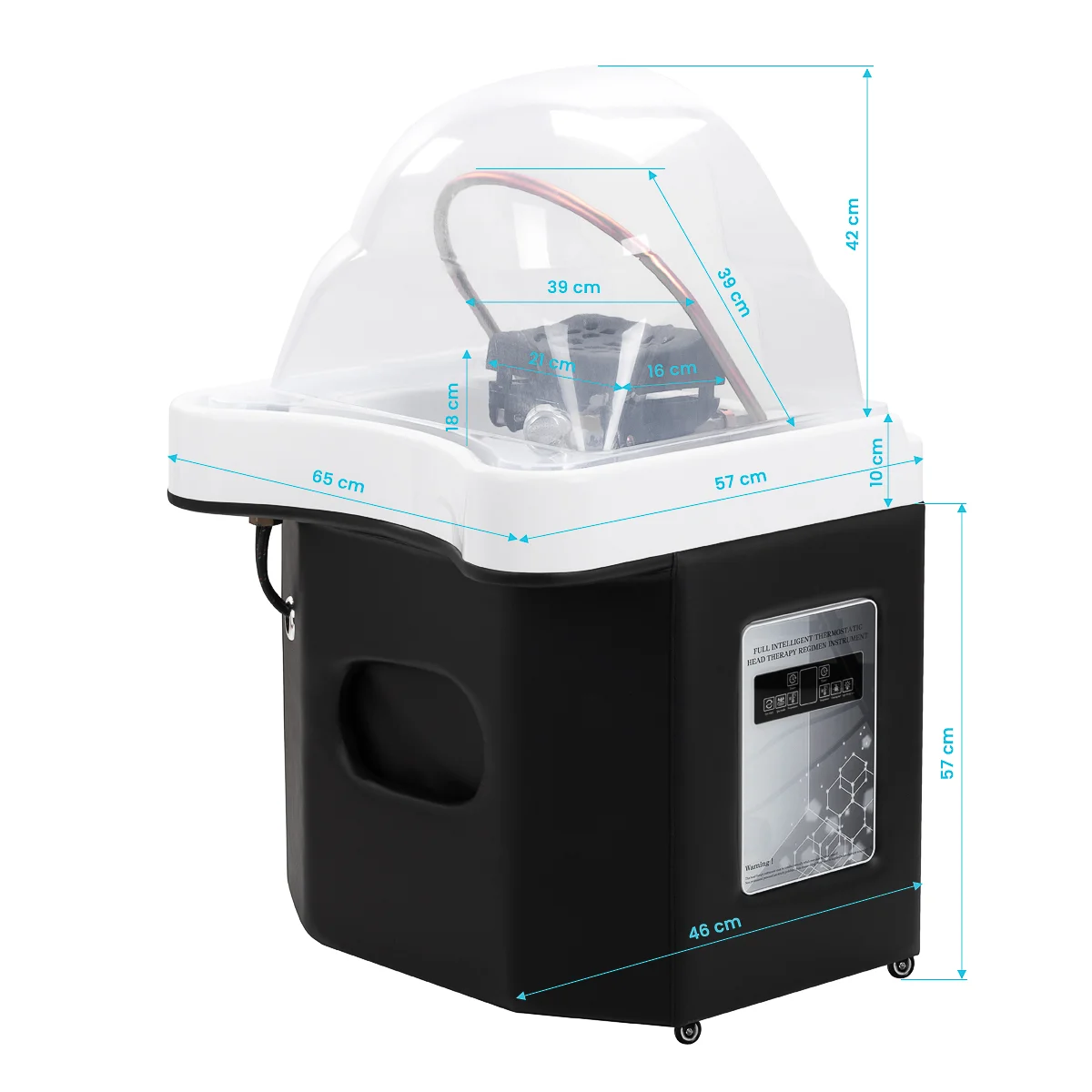 Head Spa M50 – mobilna SPA jedinica za pranje kose (crna) – prikaz 16