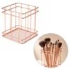Metalna košarica za odlaganje kistova - Rose gold 2