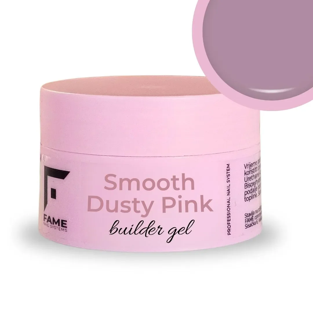 Smooth Dusty Pink - cover builder gel